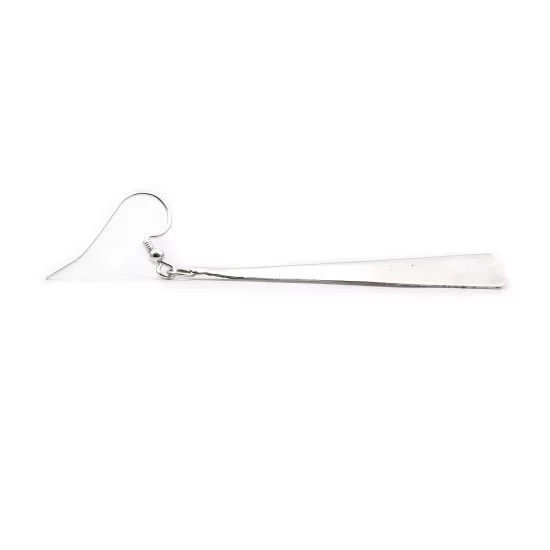 Plain Simple .925 Starling Silver Certified Authentic Handmade Navajo Native American Earrings 27265-6 Plain Simple .925 Starling Silver Certified Authentic Handmade Navajo Native American Earrings 27265-6