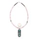 Sun .925 Sterling Silver Certified Authentic Handmade Navajo Native American Natural Turquoise And Rose Quartz Necklace And Pendant 370929328033 Sun .925 Sterling Silver Certified Authentic Handmade Navajo Native American Natural Turquoise And Rose Quartz Necklace And Pendant 370929328033