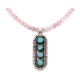 Sun .925 Sterling Silver Certified Authentic Handmade Navajo Native American Natural Turquoise And Rose Quartz Necklace And Pendant 370929328033 Sun .925 Sterling Silver Certified Authentic Handmade Navajo Native American Natural Turquoise And Rose Quartz Necklace And Pendant 370929328033