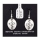 Sun .925 Starling Silver Certified Authentic Handmade Navajo Native American Earrings  27260-2