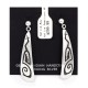 Cross .925 Starling Silver Certified Authentic Handmade Hopi Native American Earrings  12857 All Products NB12857 12857 (by LomaSiiva)