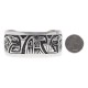 Eagle .925 Sterling Silver Certified Authentic Handmade Hopi Native American Cuff Bracelet 13229