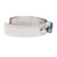 Diamond Nickel Certified Authentic Handmade Navajo Native American Natural Turquoise Bracelet 13061-1