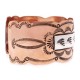 Sun Bear Paw .925 Sterling Silver Copper Certified Authentic Handmade Navajo Native American Bracelet 24546-1