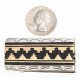 Sun Teepee 12kt Gold Filled .925 Sterling Silver Certified Authentic Handmade Navajo Native American Money Clip 24536-1 All Products NB180620173142 24536-1 (by LomaSiiva)
