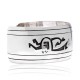Collectable Peacock .925 Sterling Silver Certified Authentic Hopi Handmade Native American Cuff Bracelet 12458