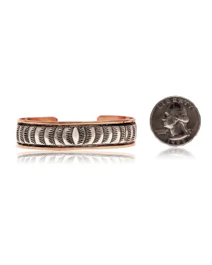 Sun .925 Sterling Silver and Pure Copper Certified Authentic Handmade Navajo Native American Cuff Bracelet 390678196026 Sun .925 Sterling Silver and Pure Copper Certified Authentic Handmade Navajo Native American Cuff Bracelet 390678196026