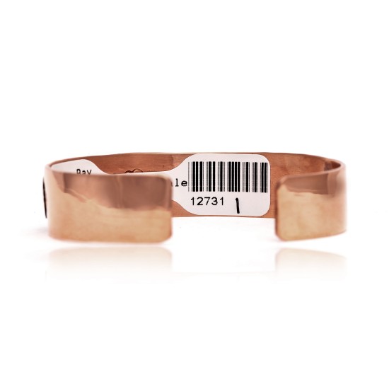 Sun .925 Sterling Silver and Pure Copper Certified Authentic Handmade Navajo Native American Cuff Bracelet 390678196026 All Products 12731-1 390678196026 (by LomaSiiva)