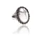 .925 Sterling Silver Certified Authentic Handmade Navajo Native American Natural White Howlite Ring 12831-4