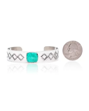 Diamond Nickel Certified Authentic Handmade Navajo Native American Natural Turquoise Cuff Bracelets 13019-9 Diamond Nickel Certified Authentic Handmade Navajo Native American Natural Turquoise Cuff Bracelets 13019-9
