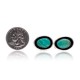 Natural Turquoise .925 Sterling Silver Certified Authentic Navajo Native American Handmade Cuff Links 19124