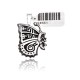 Butterfly .925 Sterling Silver Certified Authentic Handmade Hopi Native American Pendant  24551