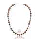 Natural Unakite .925 Sterling Silver Certified Authentic Navajo Native American Necklace 25331 Natural Unakite .925 Sterling Silver Certified Authentic Navajo Native American Necklace 25331