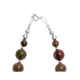 Natural Unakite .925 Sterling Silver Certified Authentic Navajo Native American Necklace 25331 Natural Unakite .925 Sterling Silver Certified Authentic Navajo Native American Necklace 25331