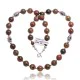 Natural Unakite .925 Sterling Silver Certified Authentic Navajo Native American Necklace 25331 Natural Unakite .925 Sterling Silver Certified Authentic Navajo Native American Necklace 25331