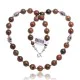 Natural Unakite .925 Sterling Silver Certified Authentic Navajo Native American Necklace 25331 Natural Unakite .925 Sterling Silver Certified Authentic Navajo Native American Necklace 25331