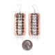 Sun .925 Sterling Silver Pure Copper Certified Authentic Handmade Navajo Native American Dangle Earrings 27171-1 All Products NB151129001022 27171-1 (by LomaSiiva)