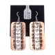 Sun .925 Sterling Silver Pure Copper Certified Authentic Handmade Navajo Native American Dangle Earrings 27171-1 All Products NB151129001022 27171-1 (by LomaSiiva)