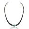 Graduated Heishi and Natural Turquoise .925 Sterling Silver Certified Authentic Navajo Native American Necklace 370856126416