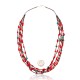 Natural Turquoise and Coral Certified Authentic Navajo .925 Sterling Silver Native American 5 Strand Necklace 370990894086 Natural Turquoise and Coral Certified Authentic Navajo .925 Sterling Silver Native American 5 Strand Necklace 370990894086
