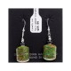 Gaspeite .925 Sterling Silver Certified Authentic Navajo Native American Dangle Earrings 371018688312