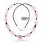 Pink Quartz Natural Turquoise Hematite .925 Sterling Silver Certified Authentic Navajo Native American Necklace 750192