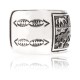 Navajo Traditional Homestead and Storyteller .925 Sterling Silver Certified Authentic Handmade Collectable Navajo Native American Cuff Bracelet 1252