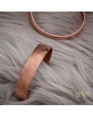 Handmade Certified Authentic Navajo Hammered Real Handmade Copper Native American Bracelet 371020988123