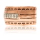 Pure Copper .925 Sterling Silver Certified Authentic Navajo Native American Handmade Cuff Bracelet 12951