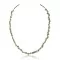 Gaspeite .925 Sterling Silver Certified Authentic Navajo Native American Chain Necklace 15295-2
