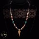 Arrowhead .925 Sterling Silver Certified Authentic Navajo Native American Jasper Turquoise Necklace and Pendant 371043557891