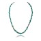 .925 Sterling Silver Certified Authentic Navajo Native American Natural Turquoise and Coral Chain Necklace 371101945516