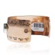 Horse Natural Black Onyx Pure Copper Certified Authentic Navajo Native American Handmade Cuff Bracelet 13157