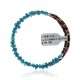 Natural Turquoise Certified Authentic Navajo Native American Adjustable Wrap Bracelet 22130
