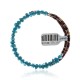 Natural Turquoise Certified Authentic Navajo Native American Adjustable Wrap Bracelet 22130