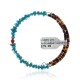 Natural Turquoise and Coral Certified Authentic Navajo Native American Adjustable Wrap Bracelet 22131 All Products 371183569150 22131 (by LomaSiiva)