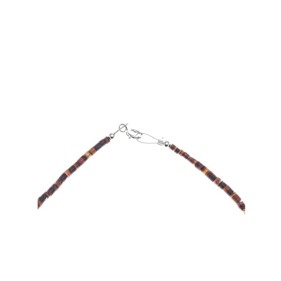 Natural Turquoise Graduated Spiny .925 Sterling Silver Certified Authentic Navajo Native American Necklace 390982395404 Natural Turquoise Graduated Spiny .925 Sterling Silver Certified Authentic Navajo Native American Necklace 390982395404