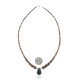 Natural Turquoise Graduated Spiny .925 Sterling Silver Certified Authentic Navajo Native American Necklace 390982395404 Natural Turquoise Graduated Spiny .925 Sterling Silver Certified Authentic Navajo Native American Necklace 390982395404