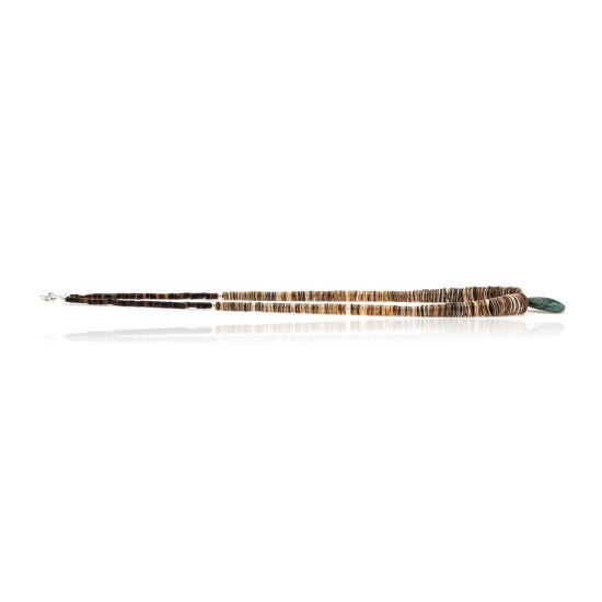 Natural Turquoise Graduated Spiny .925 Sterling Silver Certified Authentic Navajo Native American Necklace 390982395404 Natural Turquoise Graduated Spiny .925 Sterling Silver Certified Authentic Navajo Native American Necklace 390982395404