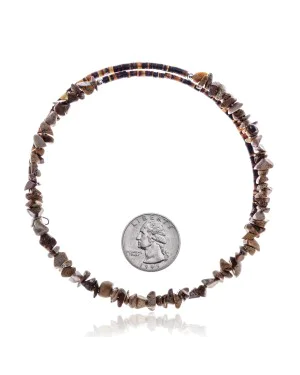 Wild Horse Certified Authentic Navajo Native American Adjustable Choker Wrap Necklace 25572 Wild Horse Certified Authentic Navajo Native American Adjustable Choker Wrap Necklace 25572