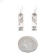 Heart Arrow .925 Sterling Silver Certified Authentic Handmade Navajo Native American Earrings 27259-2