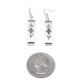 Star .925 Sterling Silver Certified Authentic Handmade Navajo Native American Earrings 27259-1