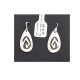 Drop Snake .925 Sterling Silver Certified Authentic Handmade Navajo Native American Earrings 18311-2