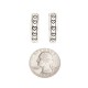 Heart .925 Sterling Silver Certified Authentic Handmade Navajo Native American Earrings 13185-1