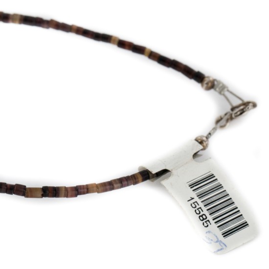 2 Strand Certified Authentic Navajo .925 Sterling Silver Natural Turquoise Native American Necklace 15585-39