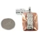 Horneytoad Navajo .925 Sterling Silver Handmade Certified Authentic Pure Copper Native American Pendant 17055-5