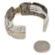 Certified Authentic Handmade Navajo Pure Nickel and Brass Native American Bracelet 12985
