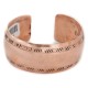 Handmade Certified Authentic Navajo Pure Copper Native American Bracelet 12990