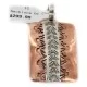 Navajo .925 Sterling Silver Sun Handmade Certified Authentic Pure Copper Native American Pendant 17055-2