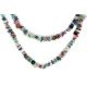 2 Strand Certified Authentic Navajo .925 Sterling Silver Natural Multicolor Stones Native American Necklace 15501-25 2 Strand Certified Authentic Navajo .925 Sterling Silver Natural Multicolor Stones Native American Necklace 15501-25